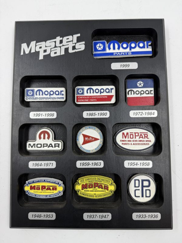Mopar Bruce Fox Parts Award Plaque 1933-1999