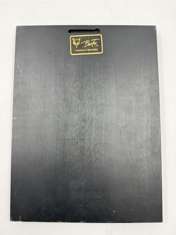 Mopar Bruce Fox Parts Award Plaque 1933-1999 - Image 2