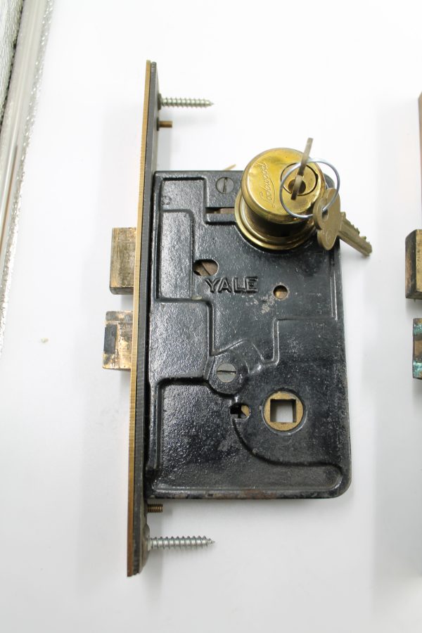 Book-Cadillac Hotel Original Door Knob/Lock Set of Two - Image 6