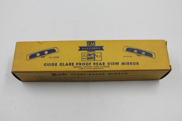 GM Accessories Guide Glare Proof Rear View Mirror NOS - Image 2