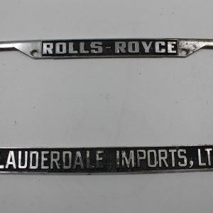 Rolls-Royce Lauderdale Imports, LTD. Metal License Plate Frame