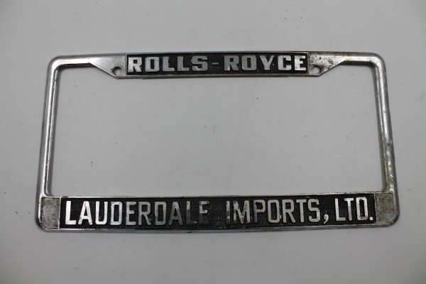 Rolls-Royce Lauderdale Imports, LTD. Metal License Plate Frame