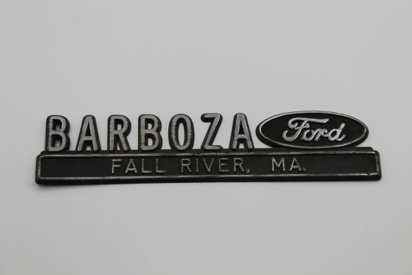Barboza Ford Fall River, MA Dealer Emblem - Plastic
