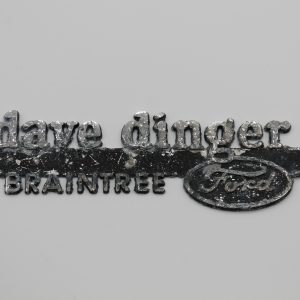 Dave Dinger Ford Braintree, MA Dealer Emblem - Metal