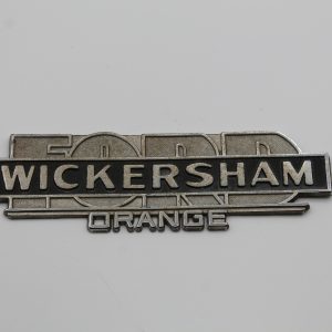 Wickersham Ford Orange Dealer Emblem - Metal