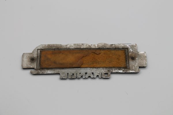 Wickersham Ford Orange Dealer Emblem - Metal - Image 2