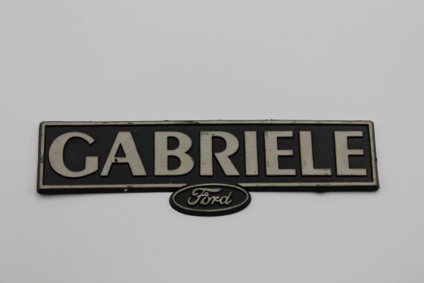 Gabriele Ford Dealer Emblem - Plastic