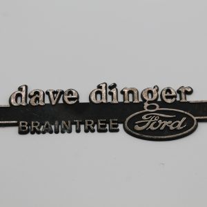Dave Dinger Ford Braintree, MA Dealer Emblem - Plastic