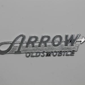 Arrow Oldsmobile Dealer Emblem - Metal