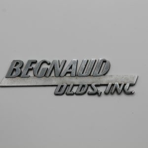 Begnaud Olds, Inc. Oldsmobile Dealer Emblem - Metal