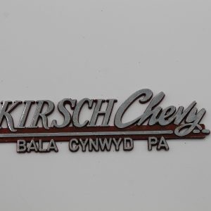 Kirsch Chevy Bala Cynwyd PA Dealer Emblem - Metal