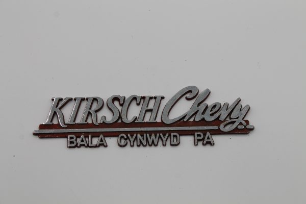 Kirsch Chevy Bala Cynwyd PA Dealer Emblem - Metal