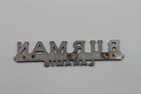 Burman Chevrolet Laramie Dealer Emblem - Metal - Image 2