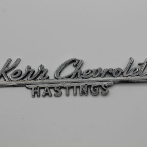 Kerr Chevrolet Hastings Dealer Emblem - Metal